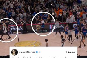 追梦：哇！文班和布伦森他们连手都没握……这可不太对劲！