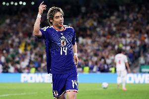 33岁103天，伊东纯也超越本田圭佑成日本队史世界杯最年长进球者