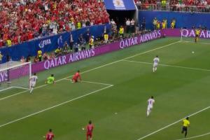 错失绝佳良机！门德斯传中，C罗后点包抄没踢上！