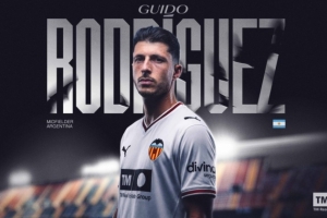 官方：瓦伦西亚重新签下前阿根廷国脚圭多·罗德里格斯，合同2＋1